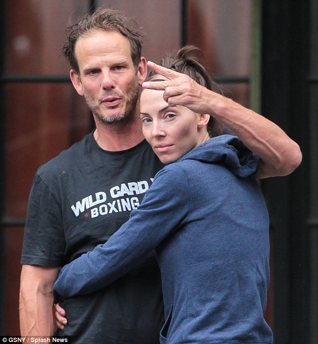 Whitney Cumming with her ex-boyfriend Peter Berg.